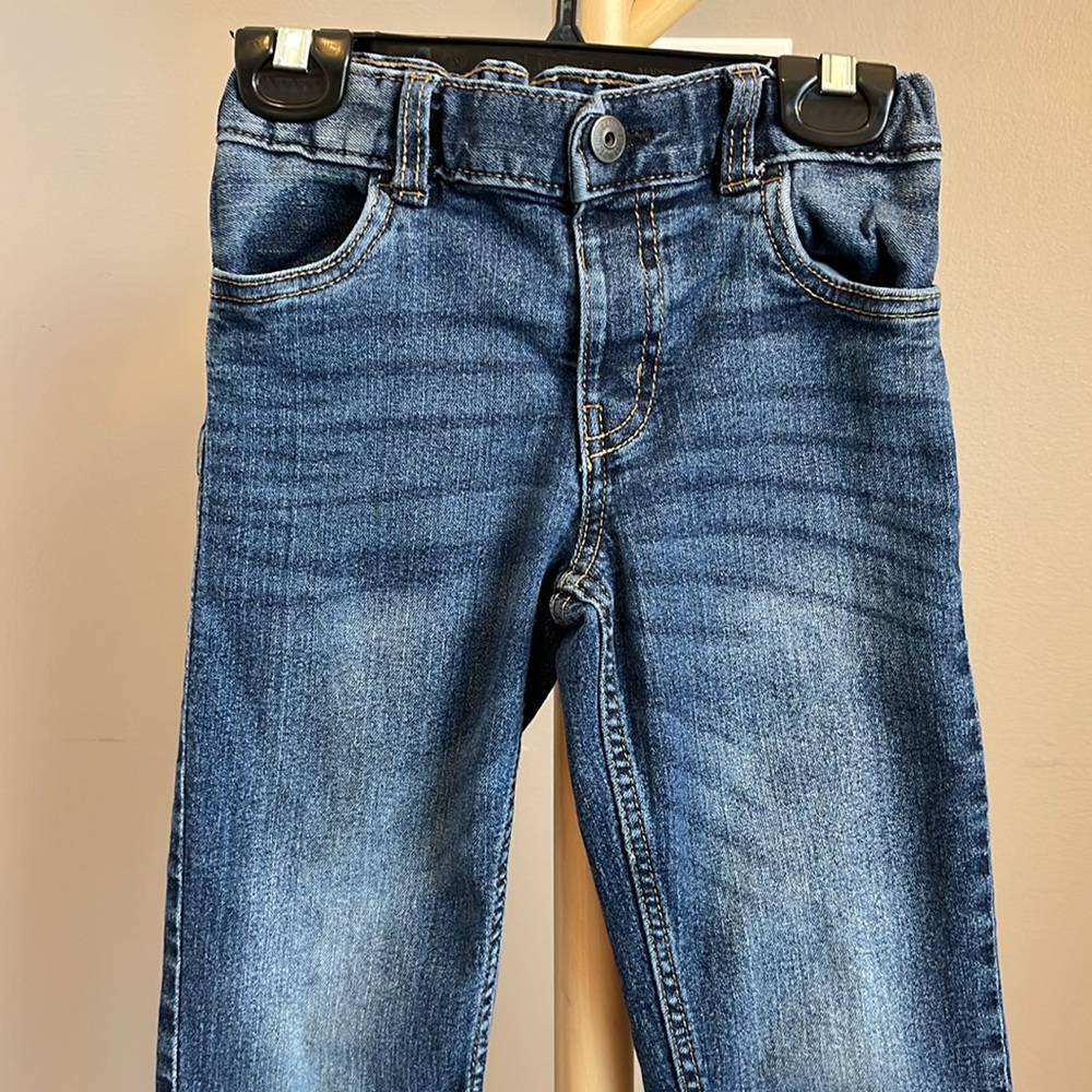 ⭐️⭐️PICK 5 / $20 OshKosh Toddler Boy Denim Blue Jeans 5T - Picture 2 of 6